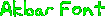 Akbar font